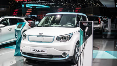 Kia Soul EV בתערוכת רכב