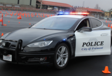 רכב משטרתי טסלה מודל X