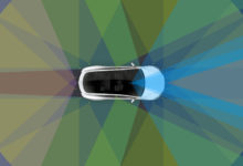 הדמיה של הראות של רכב טסלה עבור נהיגה אוטונומית