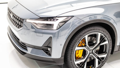 קדמת הרכב החשמלי של וולוו - פולסטאר 2