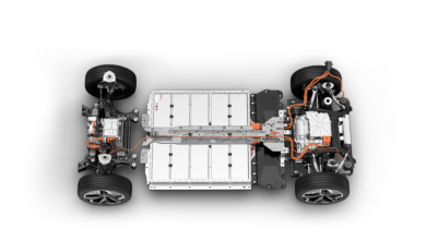 הסוללה ומערך ההנעה של הפולקסווגן ID.3