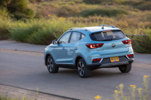 MG ZS חשמלית צילום מאחור