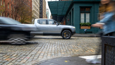 ריביאן R1T ברחוב בניו יורק