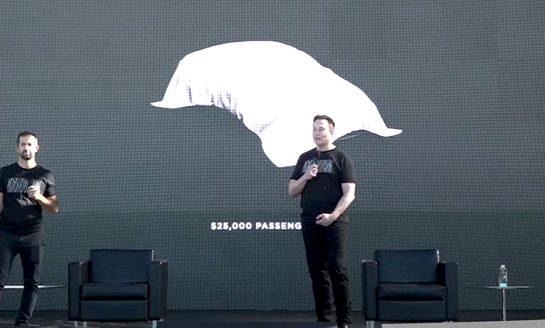 אילון מאסק ביום הסוללה של טסלה