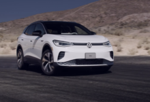 פולקסווגן ID.4 חשמלית על מסלול המירוצים