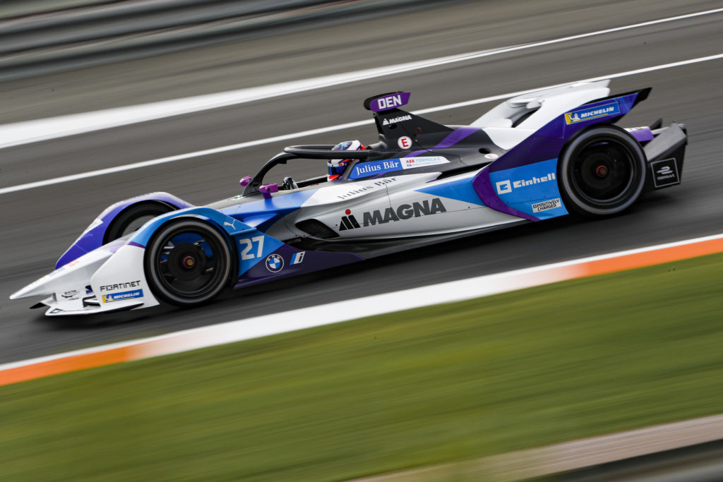 BMW iFE.21 על המסלול של הפורמולה E