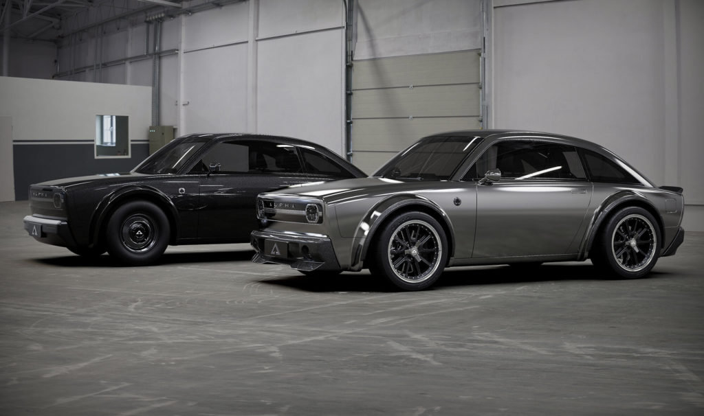 שני רכבי אלפא מוטור אייס חשמליים