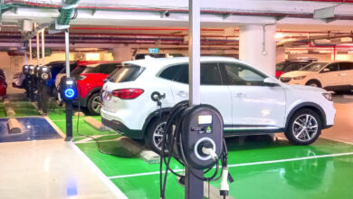 עמדות טעינה במתחם של לובינסקי בשורק