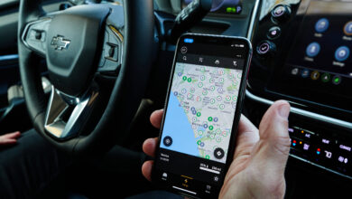 אפליקציה של ג׳נרל מוטורס בפלאפון של עמדות טעינה בארצות הברית