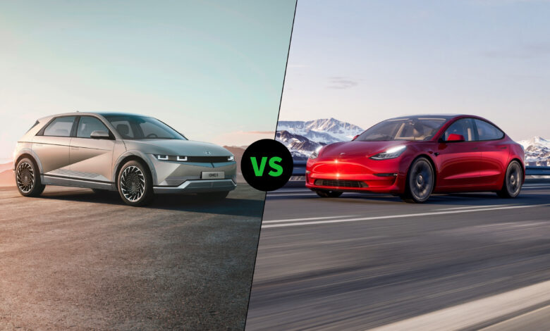 טסלה מודל 3 מול איוניק 5 החשמלית