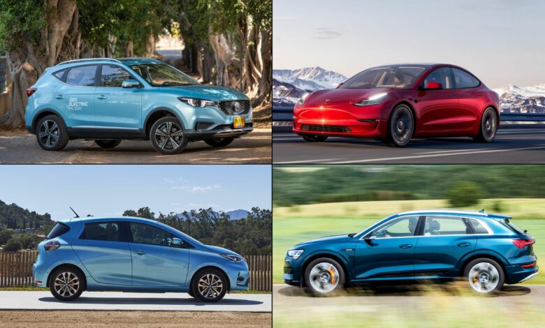 ארבעת הרכבים החשמליים הכי נמכרים בישראל - טסלה, MG, אאודי ורנו זואי