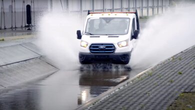 טרנזיט חשמלי של פורד במבחני סיבולת
