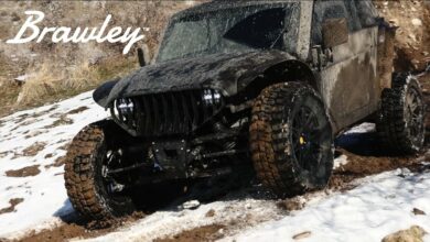 רכב שטח חשמלי Vanderhall Brawley במבחני שטח בחורף