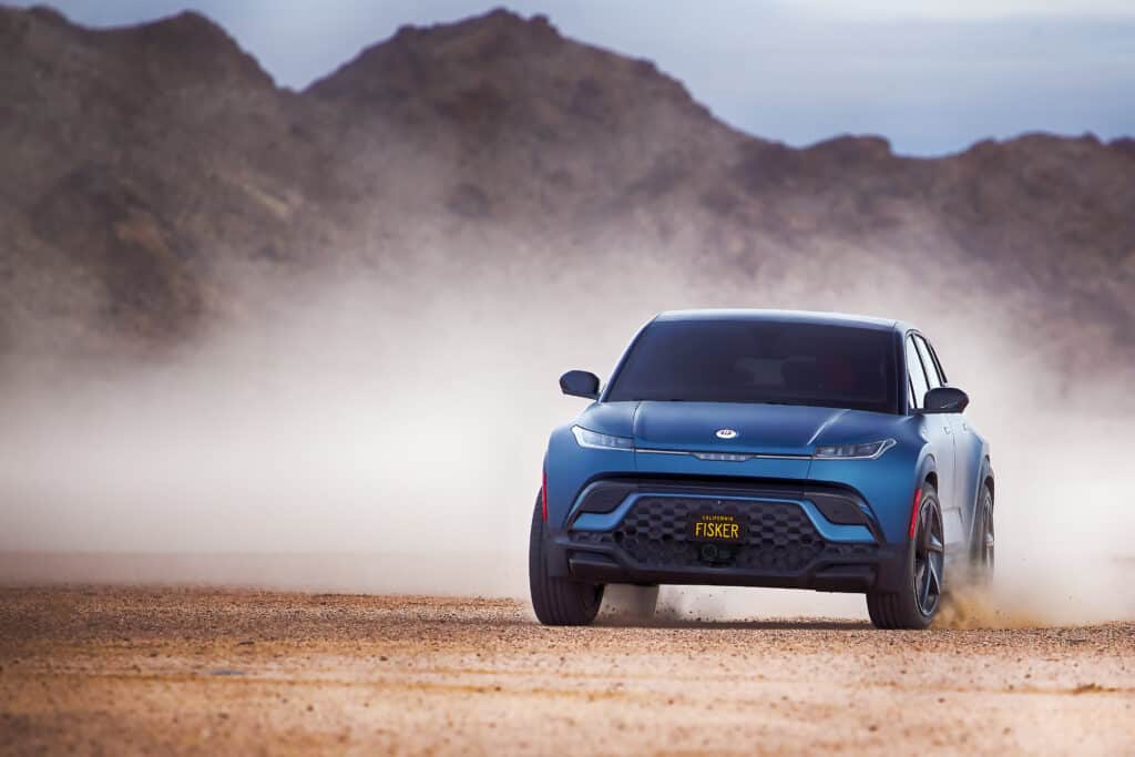 פיסקר אושן חשמלי בשטח