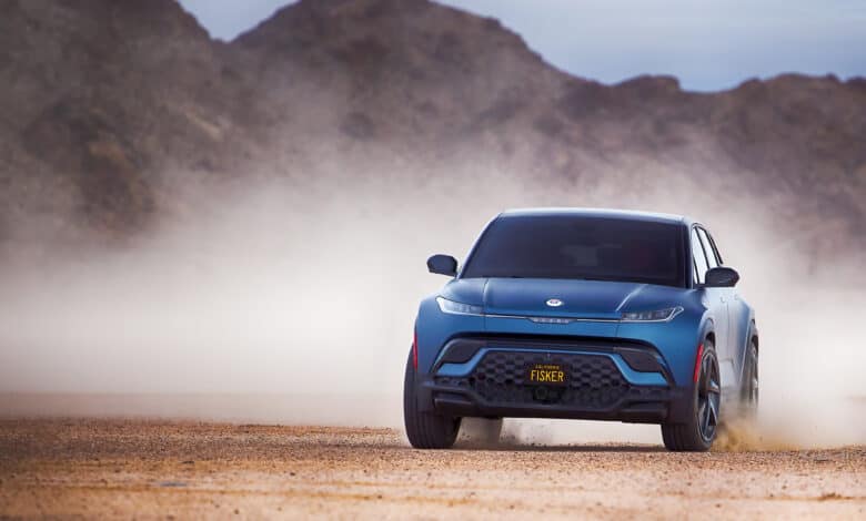 פיסקר אושן חשמלי בשטח