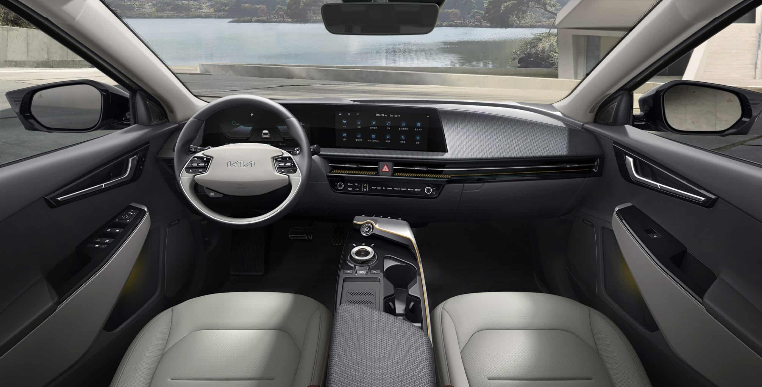 פנים הרכב של הקיה EV6