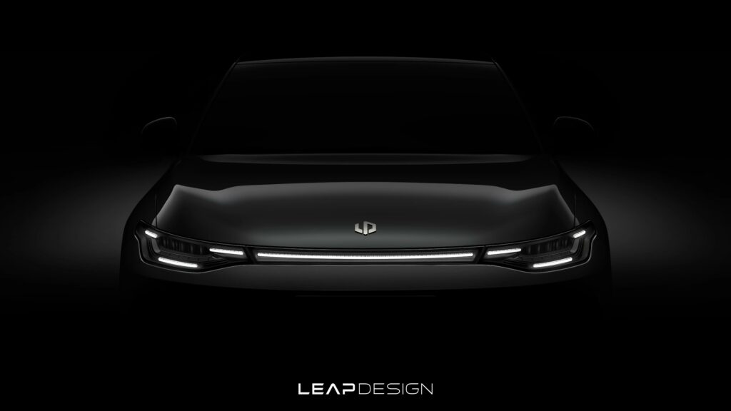 סקיצה של קדמת הרכב של ליפמוטורו C01