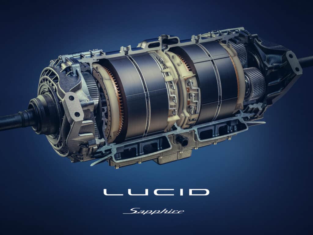 המנוע החשמלי של הלוסיד אייר ספיר