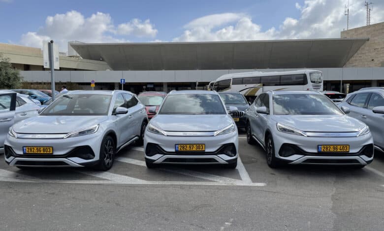 רכבי BYD אטו 3 בישראל