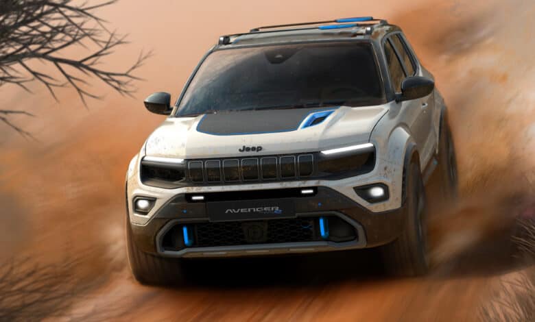 ג׳יפ אוונג׳ר 4x4 חשמלי בטח