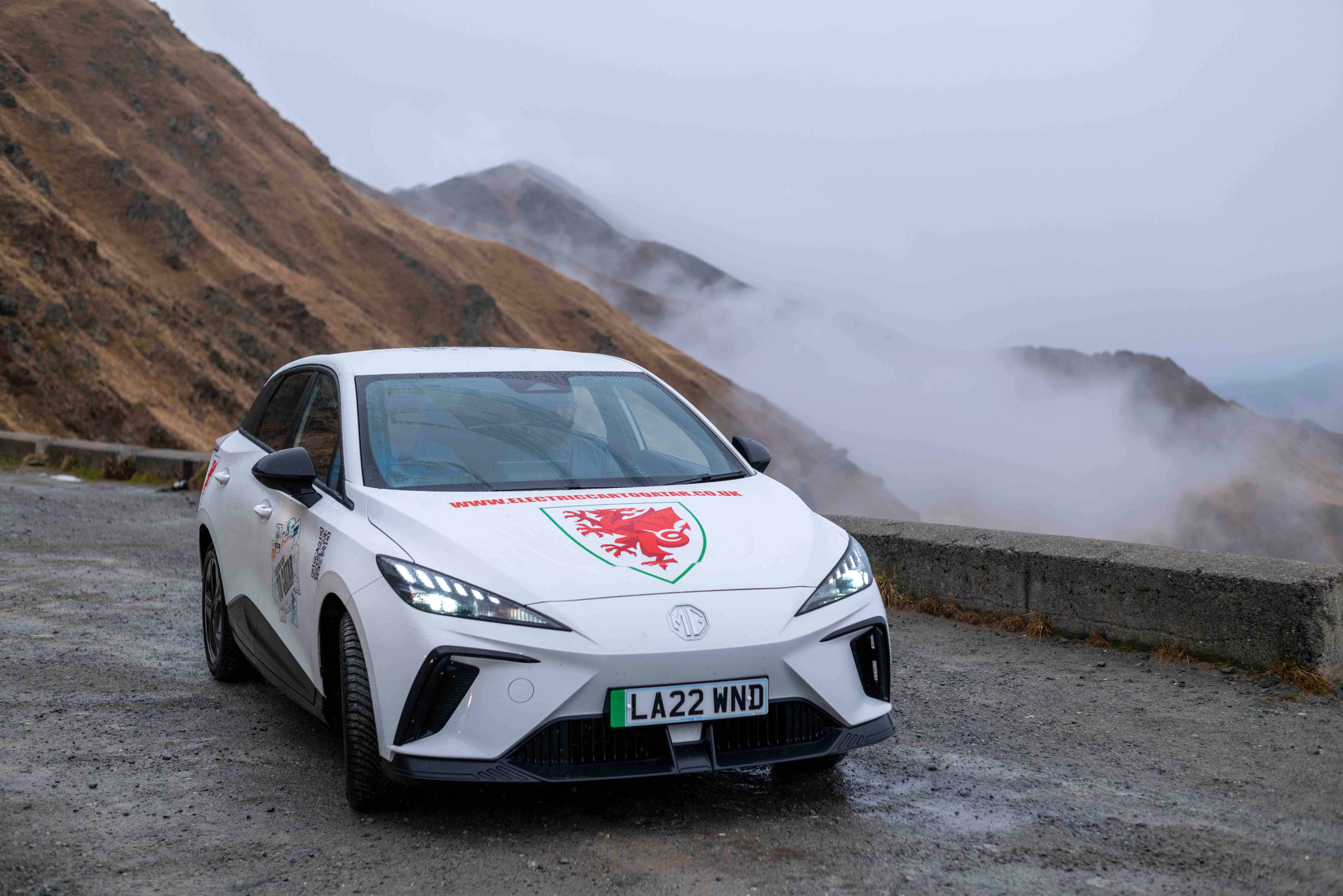 MG4 חשמלית במסע