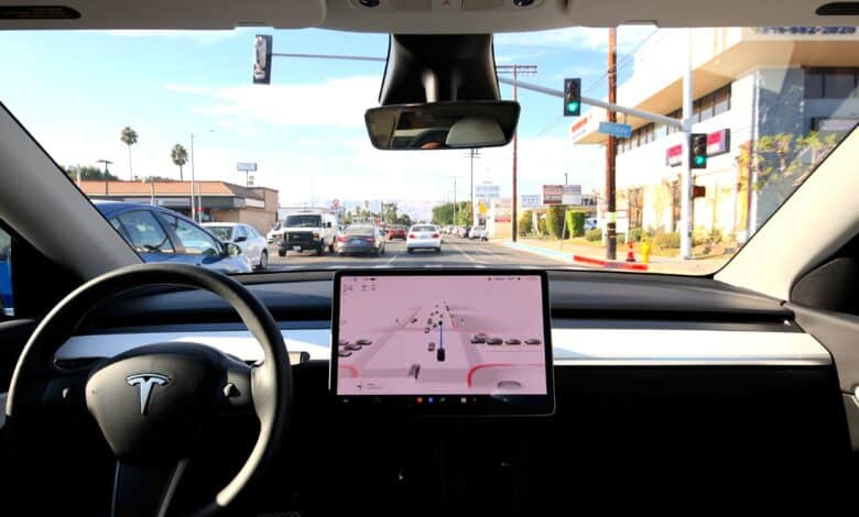 מערכת ה-FSD של טסלה מודל Y בפעולה