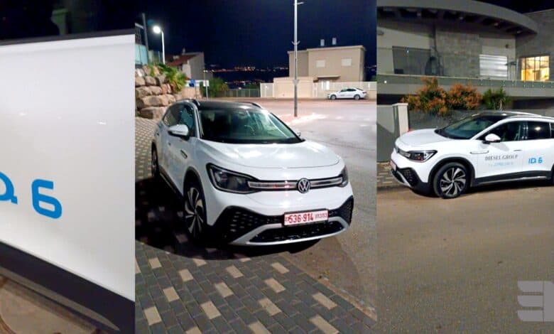 רכב פולקסווגן ID.6 בצפון בישראל