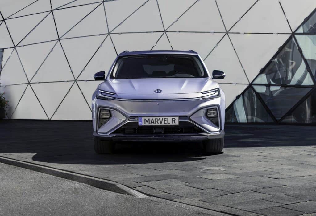 חזית הרכב של ה-MG מארבל R החשמלית