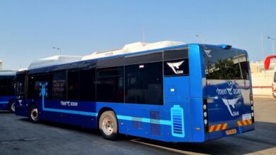 אוטובוס חשמלי של חברת פנדן