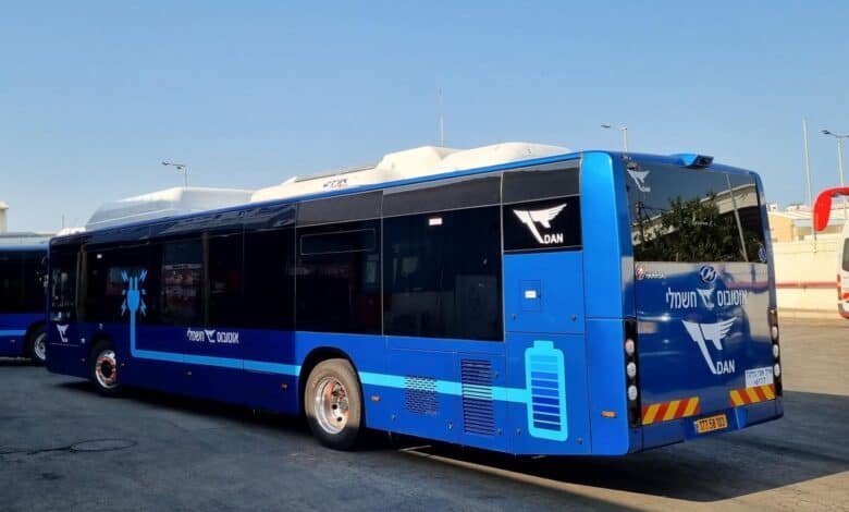 אוטובוס חשמלי של חברת פנדן