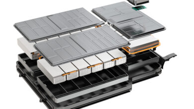 הדמיה של סוללה לרכב חשמלי