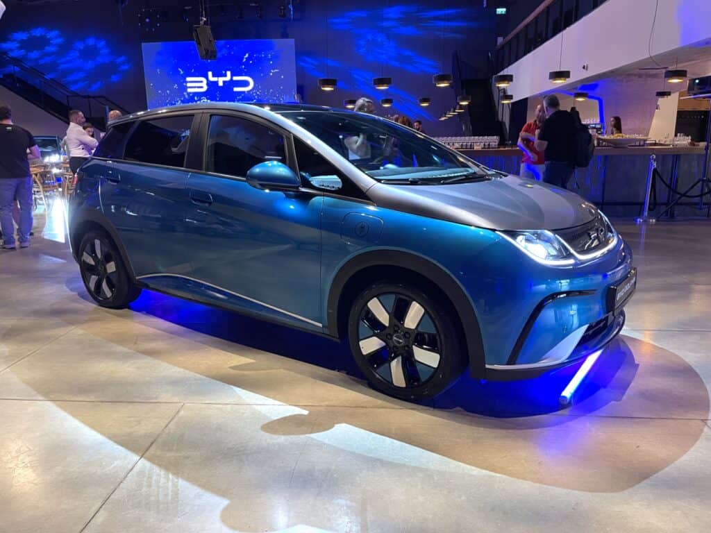 BYD דולפין באירוע ההשקה בישראל