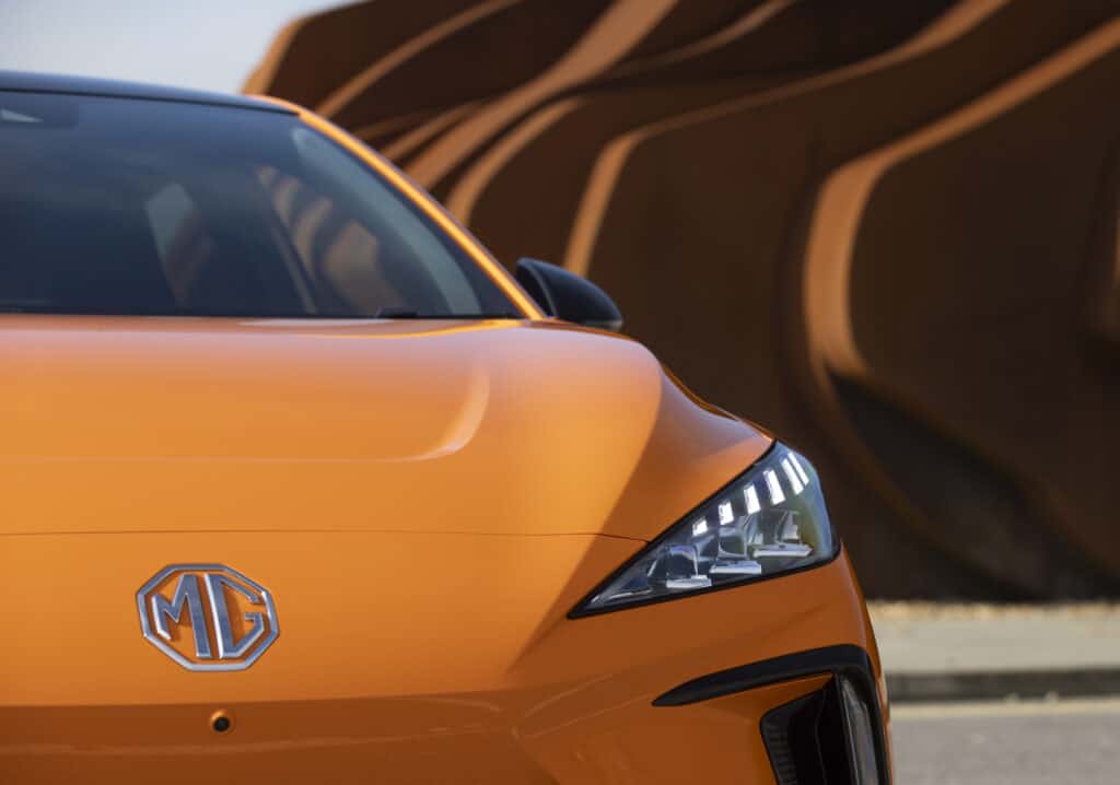 MG4 בגרסת ה-Extended Range בצבע כתום