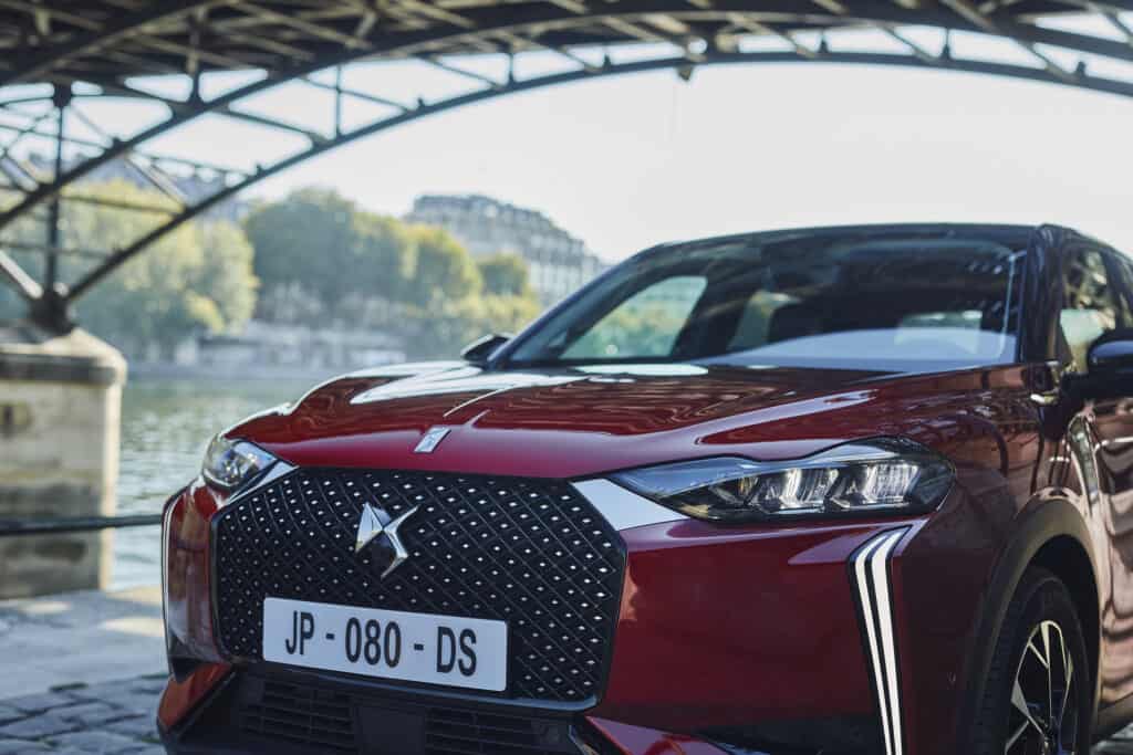 חלקו הקדמי של ה-DS3 E-Tense