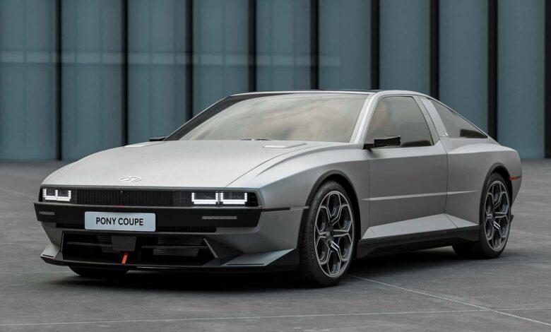 הדמיה של מכונית הקונספט החשמלית מבית יונדאי