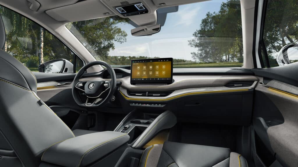 פנים הרכב של סקודה אניאק 2024