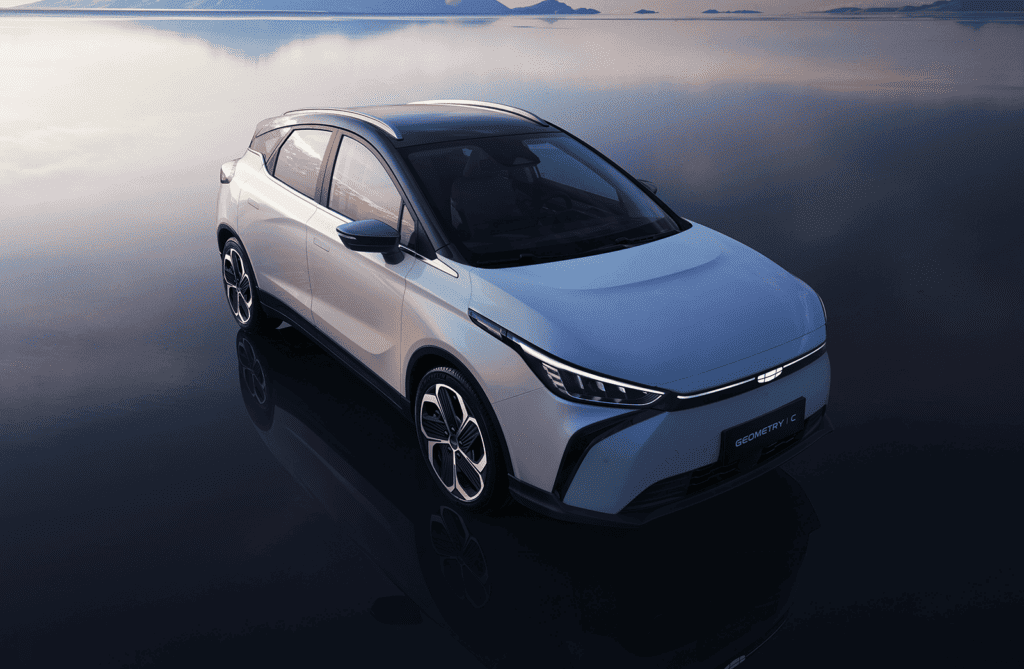 מבט על ג׳ילי גיאומטרי C חשמלית