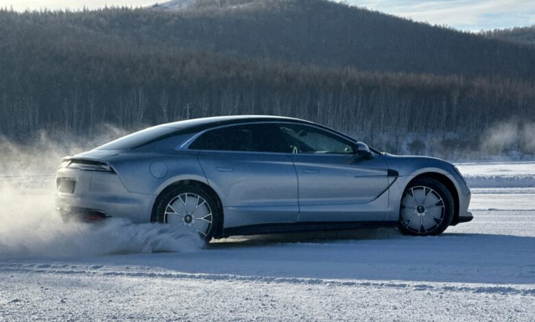 BYD יוואנוואנג U7 במבחני חורף