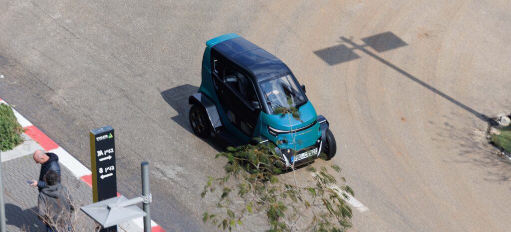 מבט על סיטי טרנספורמר CT-1 בעיר