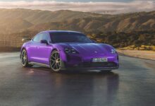 פורשה טייקן טורבו GT בצבע סגול