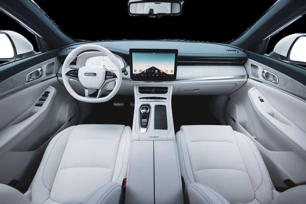 פנים הרכב וסביבת הנהג בסקייוול ET5