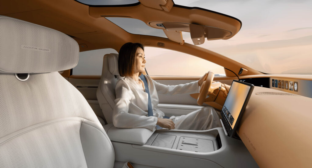 פנים הרכב וסביבת הנהג של אווטר 012