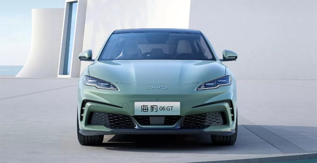 מבט קדמי על BYD סיל 06 GT
