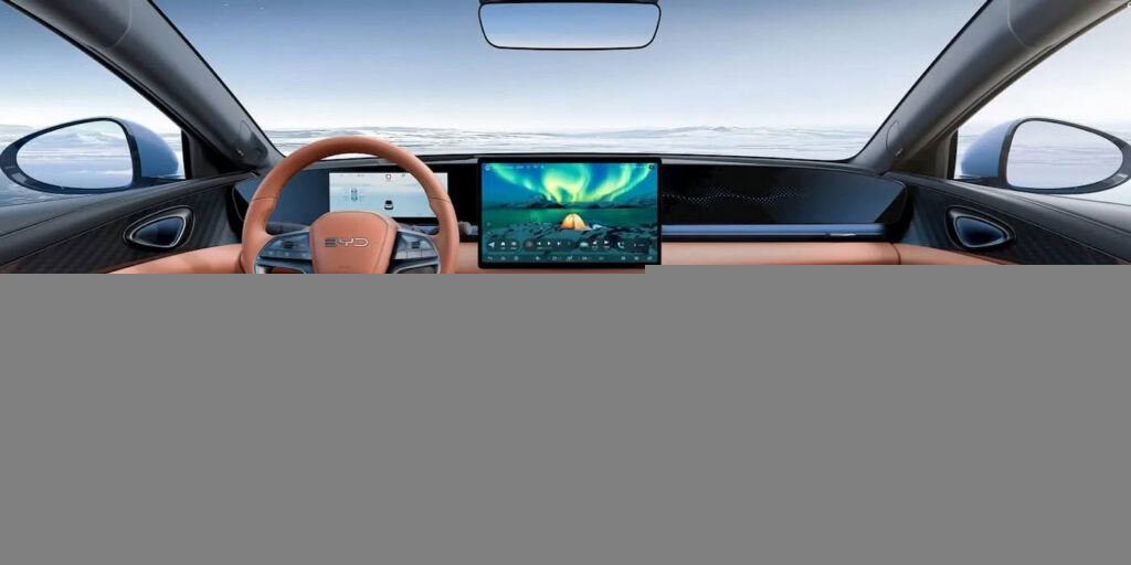 פנים הרכב של BYD סיל גרסת 2025