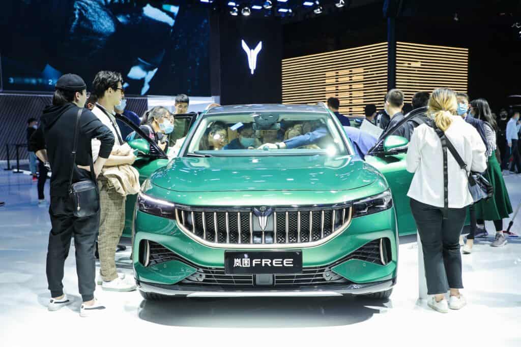 וויה פרי בתערוכת הרכב של שנגחאי בשנת 2021