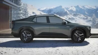 ניבו E07 שילוב בין טנדר לרכב פנאי חשמלי, מבט צד