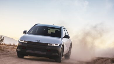 יונדאי איוניק 5 XRT בצבע לבן שחור בשטח