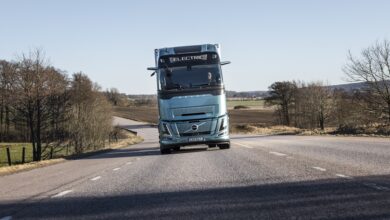 משאית חשמלית וולוו FH לונג ריינג