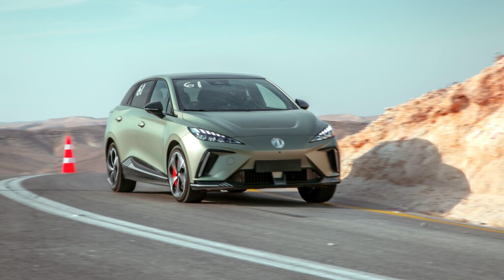 MG4 X-Power במירוץ טיפוס גבעה ליד ערד