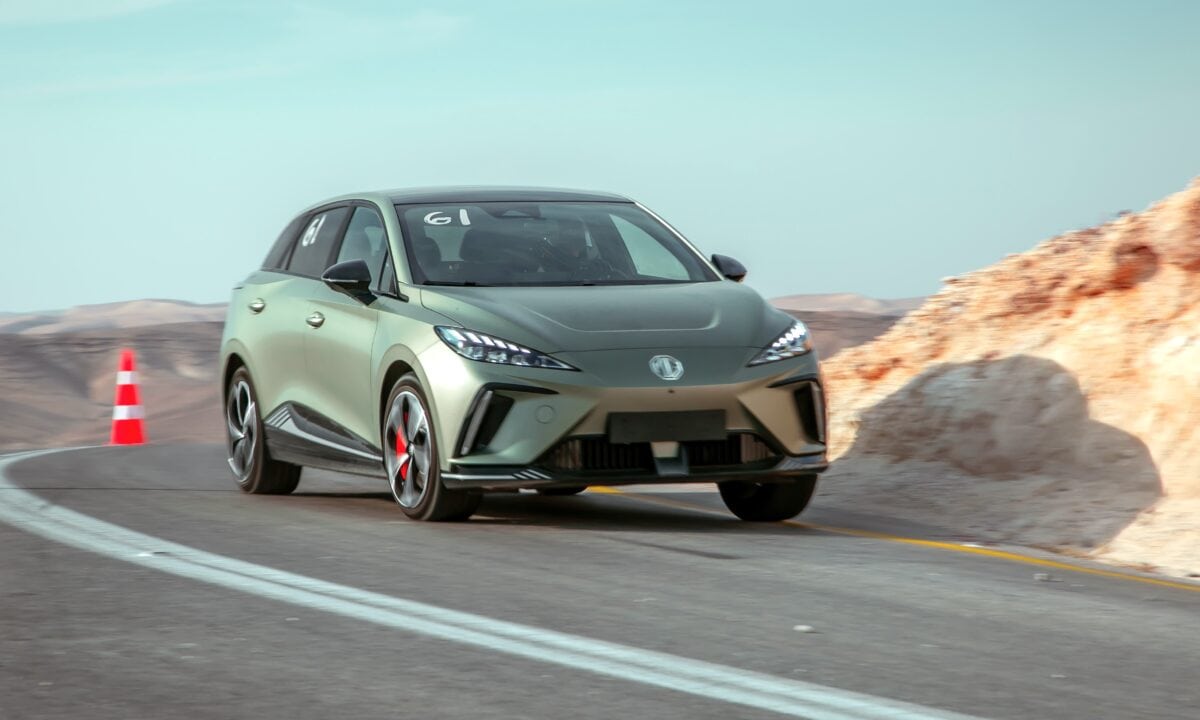 MG4 X-Power במירוץ טיפוס גבעה ליד ערד